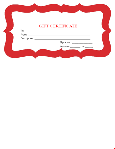 create compliments with apollo gift certificate templates | customize now template