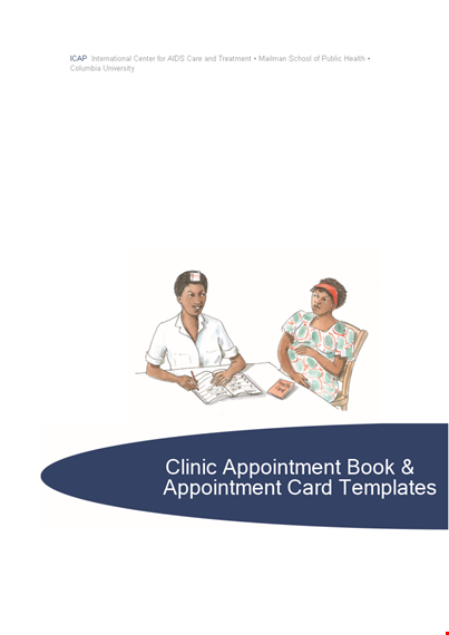client appointment book template - efficiently manage client appointments for your clinic template