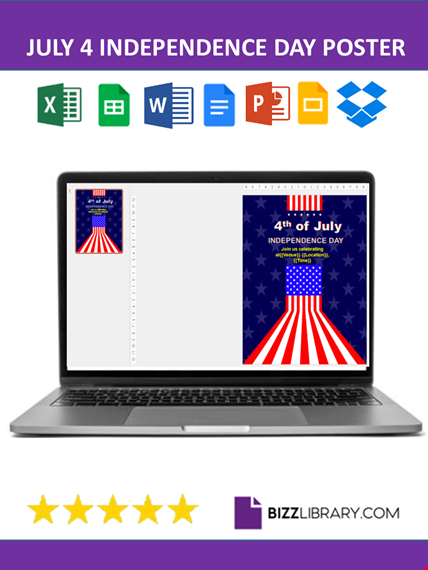 independence day poster template