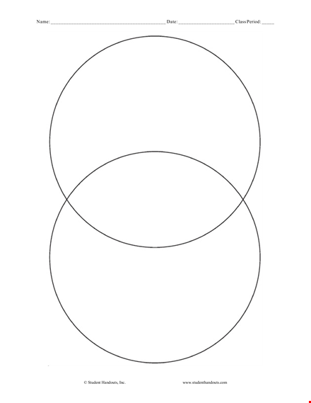 customizable venn diagram template for students and teachers template