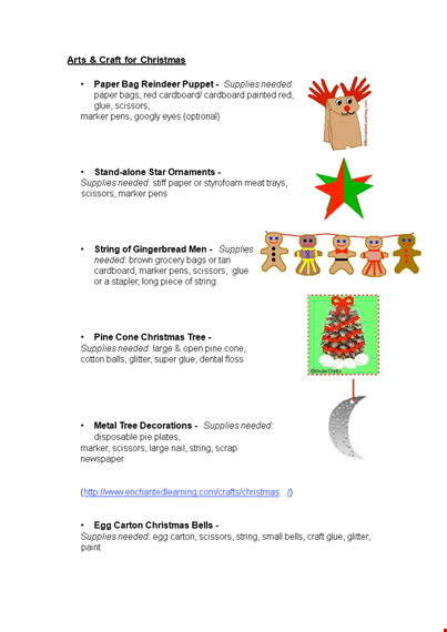 christmas tree craft template template