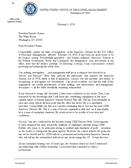 ig mcfarland resignation letter template