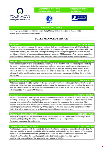 independent landlord template