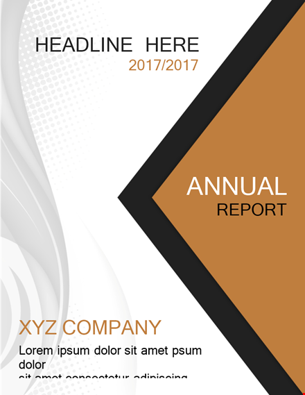 professional cover page template - easily editable template