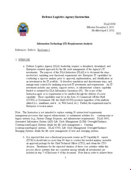 it requirements analysis template - streamline your process and analysis of requirements template