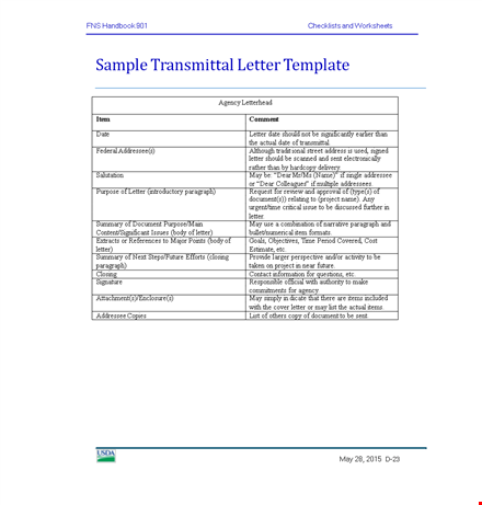 download letter of transmittal template - streamline your communication with addressees template