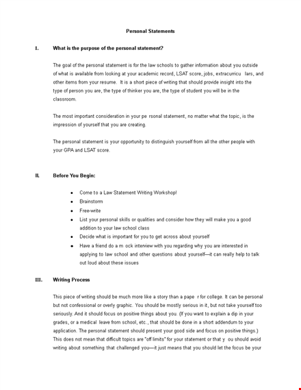 harvard graduate school personal statement example template