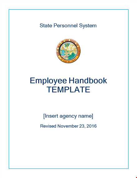 download an employee handbook template for your state agency - simplify employee leave policies template