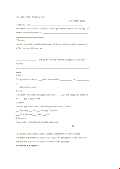 tenancy notice for late rental template template