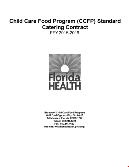 standard catering contract - create a customized agreement with your caterer template