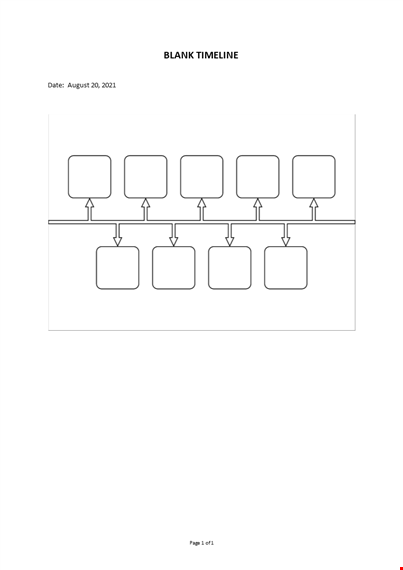 blank timeline template