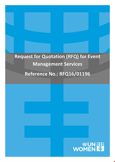 event management quotation template template