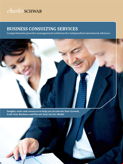 business plan template for consulting services - boost your firm's success | schwab template