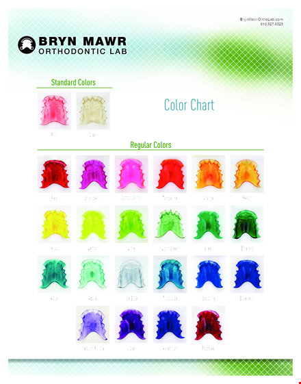 neon food coloring chart template