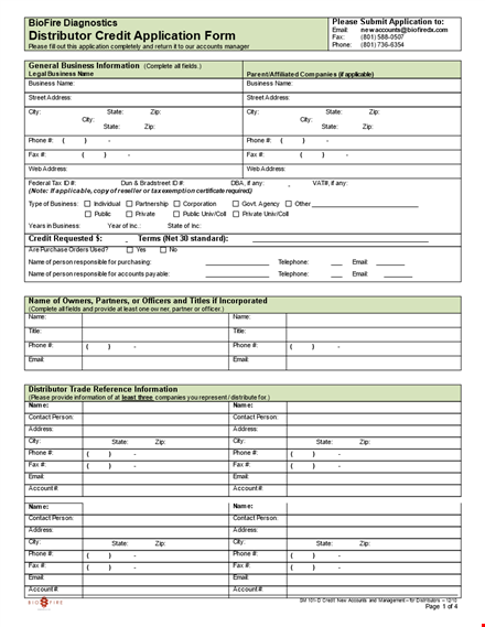 get easy approval with our credit application form - fill online today! template