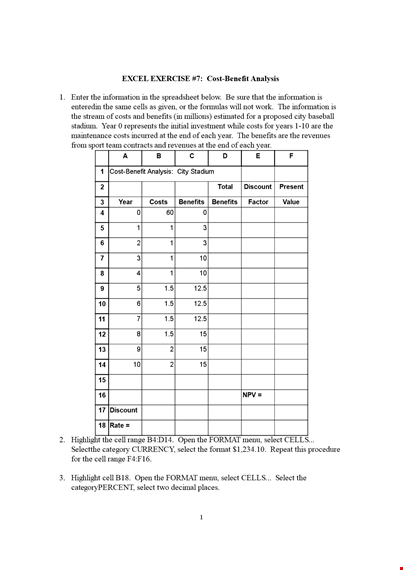 maximize your savings with our cost benefit analysis template - get discount today! template