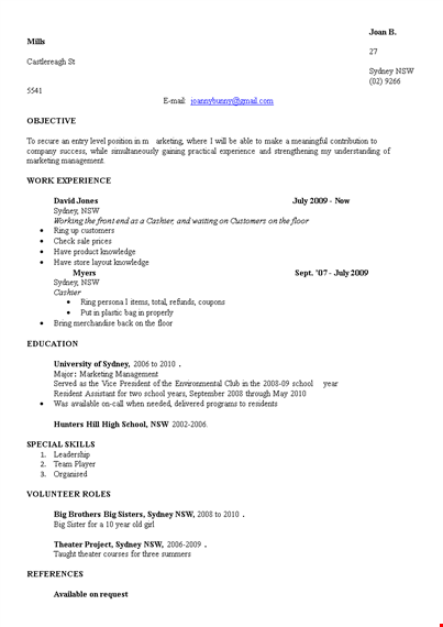 free professional resume format template