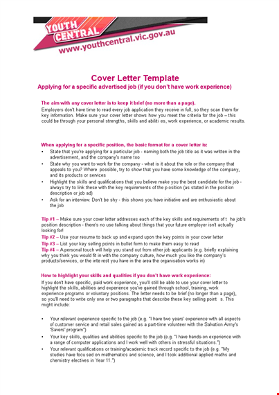 executive assistant cover letter no experience template