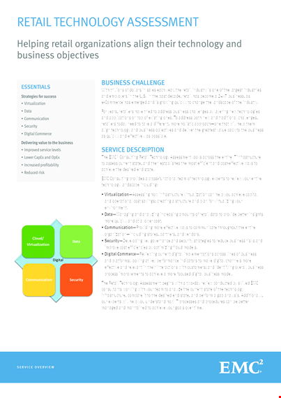 retail technology assessment template template