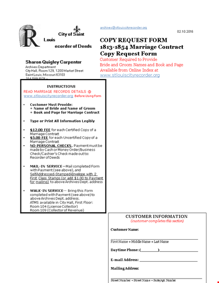 marriage contract template - customizable agreements for customer marriage contracts template