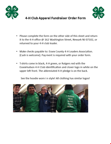 fundraising apparel template | adult shirt | customize & order template
