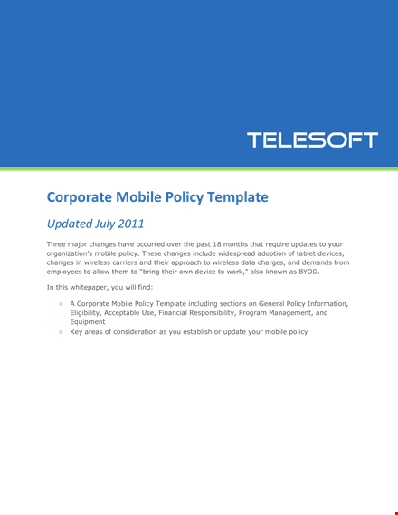company cell phone policy template zexoudjv template