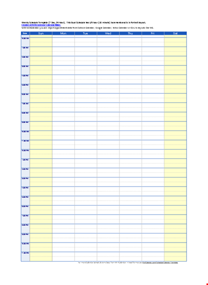 easy daily schedule template | organize your day with a printable calendar template