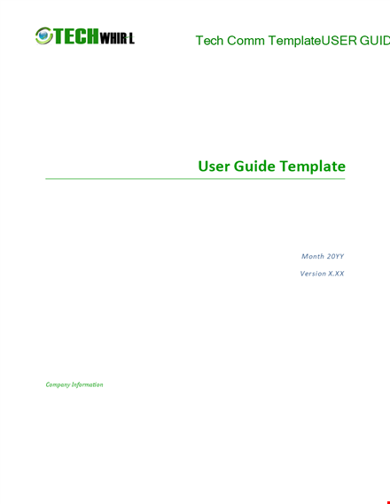 instruction manual template - streamline your workflow with this comprehensive process information template