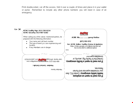 membership card design template - print double sided for easy use template