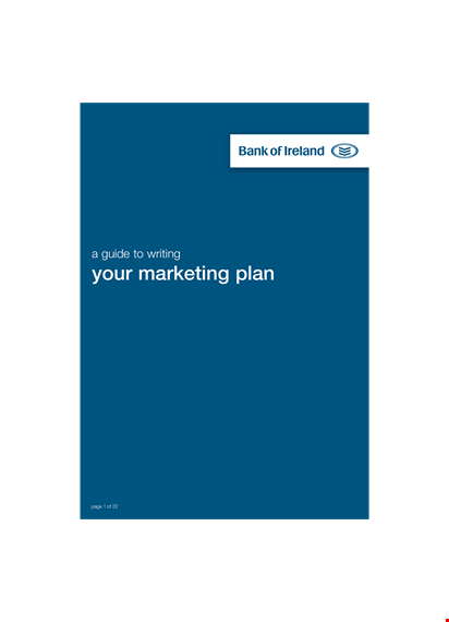 product marketing plan sample - your key to success in marketing and business template