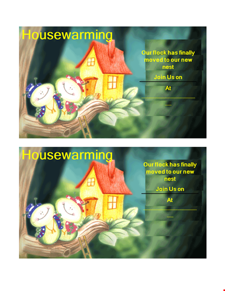 housewarming invitation template, printable invites & cards template