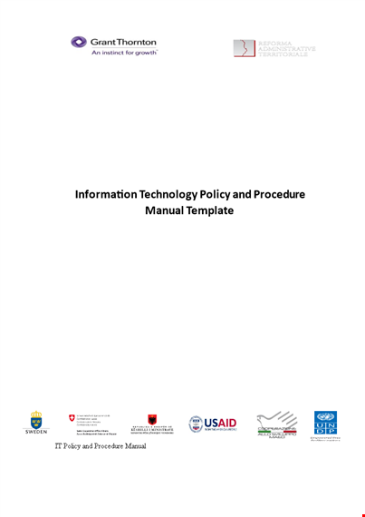 institution security policy for software: insert relevant policies template