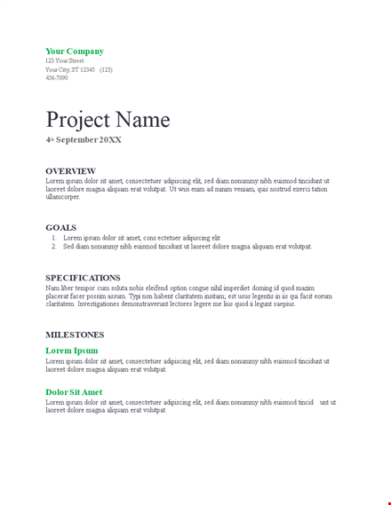 create winning proposals with our project proposal template - download now template