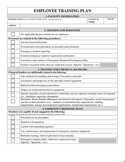 employeetrainingplan template