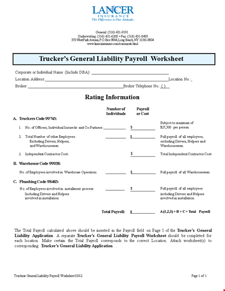 payroll template for general payroll | efficiently manage payroll & employees template