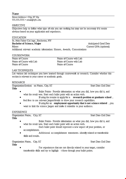 experienced resume word format template