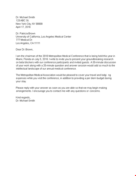 professional business letter template