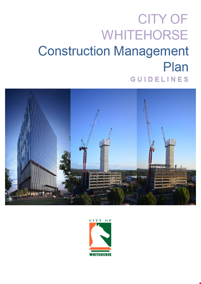 construction management plan for efficient site construction | permit & management template