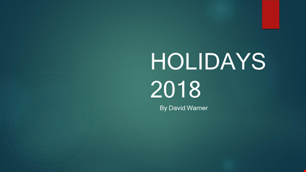 create engaging holiday powerpoint | monday, january design template