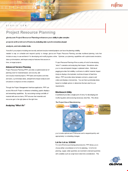 project resource planning template template