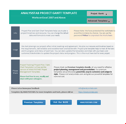 multiple project tracking template | streamline your projects with ease | analysistabs template