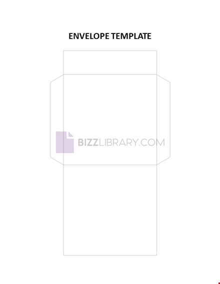 envelope format template template