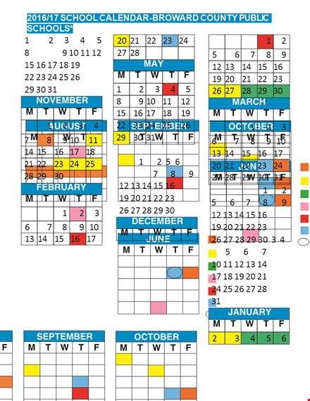 daily school calendar template template