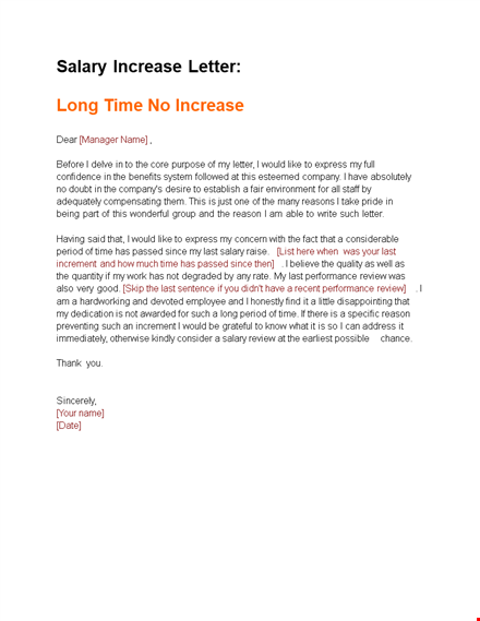 get a salary boost: how to write a powerful salary increase letter template