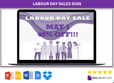 labour day sale template