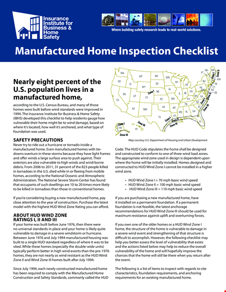 manufactured home inspection checklist template: ensure a thorough inspection process template