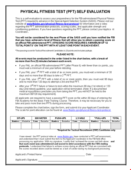 top self-evaluation examples for job applicants: maximize your points with fitness included template