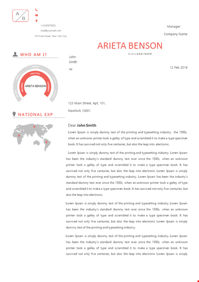 resume a cover letter template