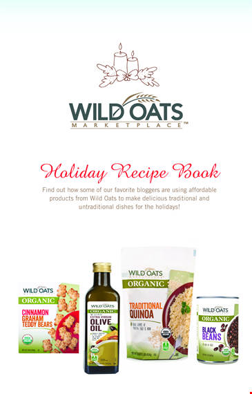 holiday recipe book template template