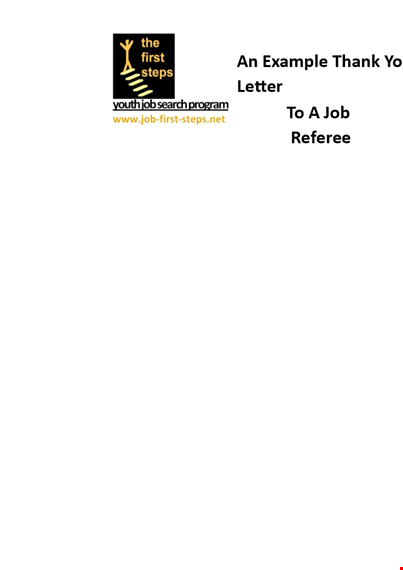 thank you letter after job reference, sample example template